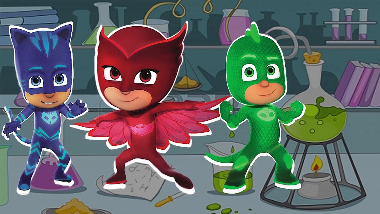 Childrens Fun Science in PJ Masks Romeos Lab - Spiderman Toys, Paw Patrol, Peppa