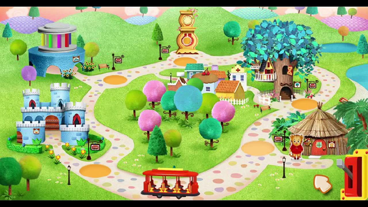 Daniel Tigers Neighborhood Drive Trolley Cartoon Animation PBS Kids Game Play Walkthrough