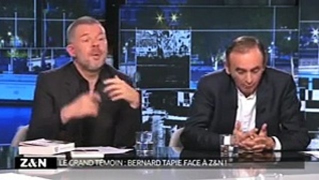 Bernard Tapie à Eric Zemmour: Fais attention, je vais me lever et je vais t'en mettre une !