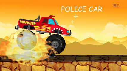 Monster Truck Destroyer Transport | Vehicles For Kids