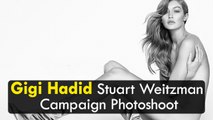 Gigi Hadid Poses Nude In Stuart Weitzman Campaign