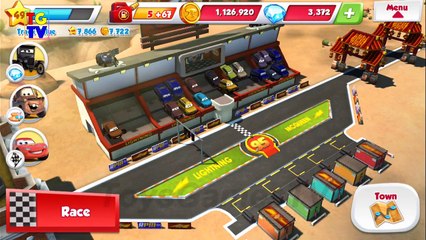 Cars: Fast as Lightning NEON RACING! Mater vs Lightning McQueen