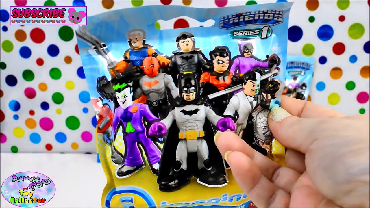 IMAGINEXT DC Super Friends Blind Bags Series 1 Batman Joker NEW Surprise Egg and Toy Collector SETC