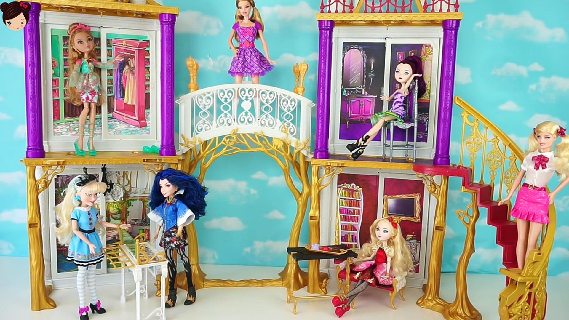 castillo de muñecas barbie