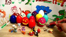 20 Kinder Surprise Eggs Opening Play Doh Frozen Cars Kung Fu Panda