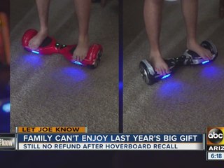 Let Joe Know: Teens waiting for refund after powerboards recalled