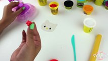 ♥ Play Doh Hello Kitty Bubble Bath Time Plasticine Creation