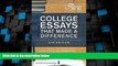 Price College Essays That Made a Difference, 6th Edition (College Admissions Guides) Princeton
