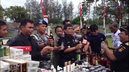 Bea dan Cukai Bengkulu Musnahkan Ratusan Barang Impor Ilegal