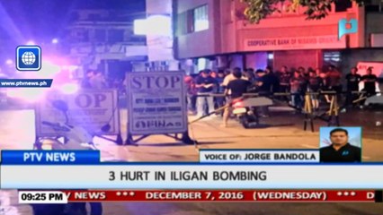3 hurt in Iligan bombing