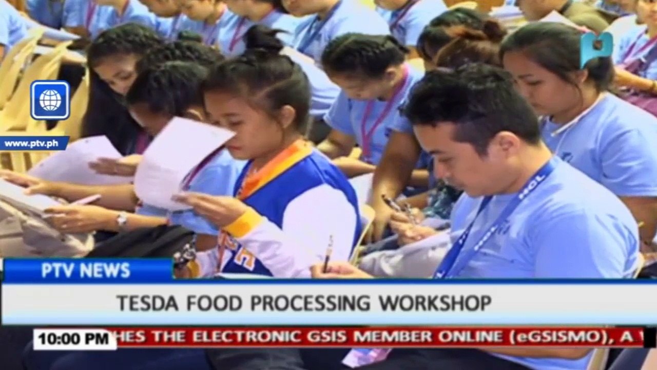 TESDA food processing workshop