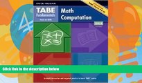 Read Online STECK-VAUGHN TABE Fundamentals: Student Edition Math Computation, Level M Full Book