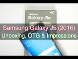 Samsung Galaxy J5 (2016) Unboxing, OTG & Initial Impressions | AllAboutTechnologies