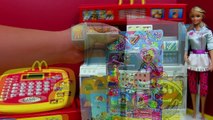McDonalds Cash Register with Happy Meal and Barbie Opening Surprise Toys Ugglys and Shopkins