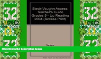 Best Price Steck-Vaughn Access: Teacher s Guide Grades 9 - UP Reading 2004 STECK-VAUGHN For Kindle