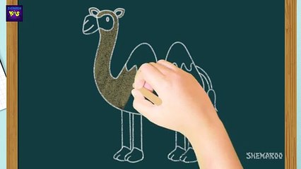 Easy Camel Drawing for Kids - Kids Learning Video - Shemaroo Kids