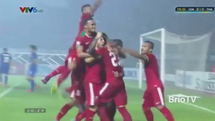 Highlights Leg Pertama Final AFF 2016 Indonesia vs Thailand