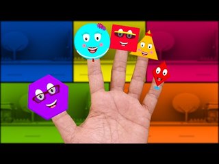 Shapes Finger Family | Nursery rhymes | Kids Songs
