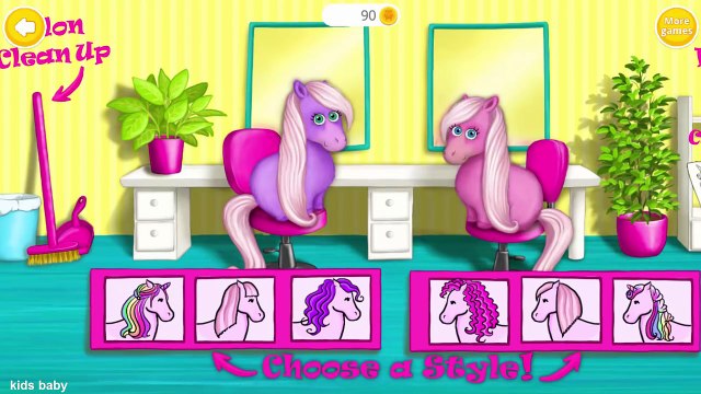 Animal Pony Hair Salon | Maker up Animals - Educational Game Play By TutoTOONS Unlock Full