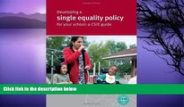 Online Centre for Studies on Inclusive Education (CSIE) Developing a Single Equality Policy for