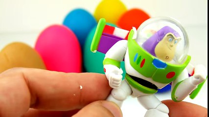 PLAY DOH SURPRISE EGGS VIDEO for KIDS - Angry Birds Nemo Peppa Pig Thomas Ninja Turtles Toys