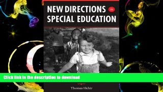 Pre Order New Directions in Special Education: Eliminating Ableism in Policy and Practice Full Book