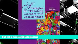 Hardcover Strategies for Teaching Learners With Special Needs On Book
