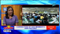 Usapang SSS: Correction of SSS member's data record