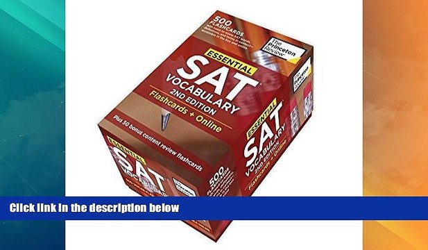 Price Essential SAT Vocabulary, 2nd Edition: Flashcards + Online: 500 Essential Vocabulary Words