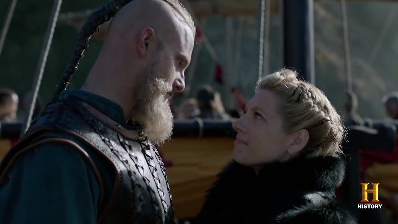Vikings S4b - Extrait Exclusive  Lagertha & Bjorn - Vikings France | Hd |