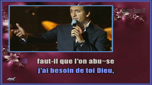 Dany Brillant - Dieu KARAOKE / INSTRUMENTAL