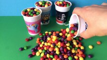 Skittles Surprise Candy Cups Toys My Little Pony Disney Cars Frozen Elsa Star Wars Minions