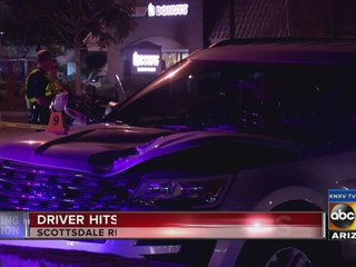 Driver hit person walking mid-block in Tempe