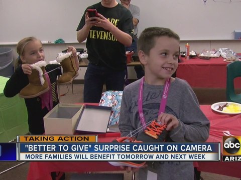 Family down on luck gets surprise Christmas gifts