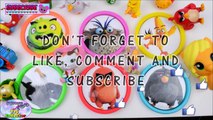Learn Colors Spongebob Squarepants Angry Birds PJ Masks Elmo Surprise Egg and Toy Collector SETC