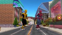 Finger Family Nursery Rhymes Spiderman Vs Yellow Spiderman Cartoons | Finger Family Songs