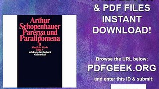 Sämtliche Werke in fünf Bänden Band V Parerga und Paralipomena. Kleine philosophische Schriften II 2 Bde. Parerga...