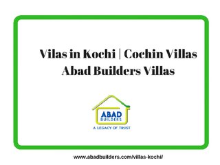 Video herunterladen: Vilas in Kochi | Villas in Cochin-Abad Builders Villas