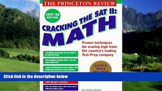 Online John Katzman Cracking the SAT II: Math Subject Tests, 1998 ED (Cracking the Sat Math