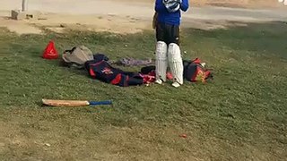 Muhammad Saim net practice video .....