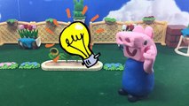 PJ Masks Play-Doh Stop-Motion Peppa Pig George Gets Sick Needle Injection