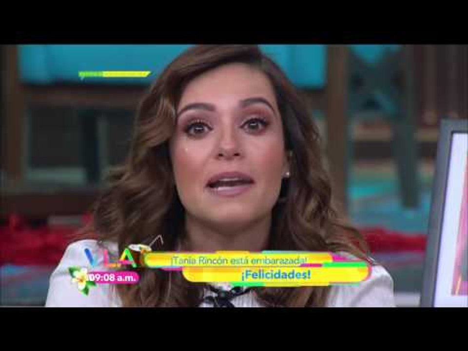 Tania Rincón de VLA confirma embarazo... Felicidades!!!
