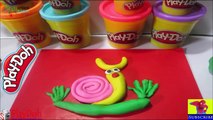 Spiderman Play Doh| Play And Learn Color Snail Molding Clay Toys Fun Creativity For Kids
