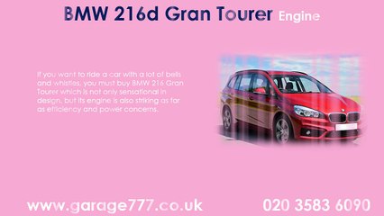 BMW 216d Gran Tourer Engine