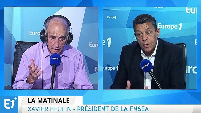 Agriculture, soutien de l'État, importation de poulet, souffrance des animaux et normes européennes : Xavier Beulin répond aux questions de Jean-Pierre Elkabbach