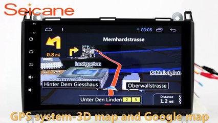 9 inch Android 5.0.1 2004-2012 Mercedes Benz B Class W245 B150 B160 B200 B55 touch screen radio dvd gps with 1080P Video