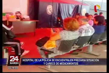 La precaria situación en que se encuentra el Hospital de la Policía