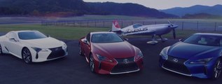 VÍDEO: Espectáculo de Lexus en una pista de despegue