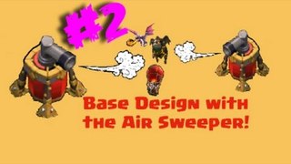 TH9 Farming Base Two Air Sweeper Clash of Clans