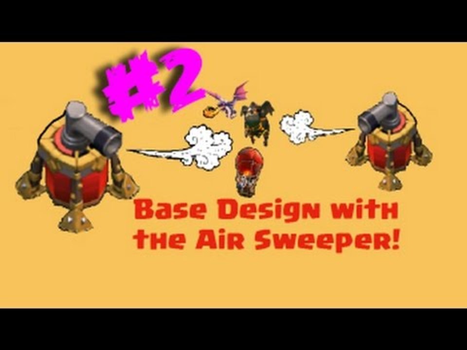 TH9 Farming Base Two Air Sweeper Clash of Clans